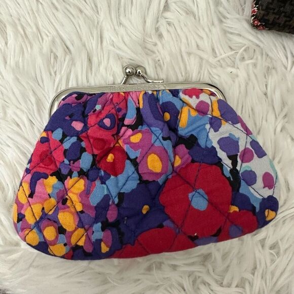 Vera Bradley 3 Piece Assorted Lot Mini wallets & Foldable Crossbody Bag Retired - Picture 2 of 11